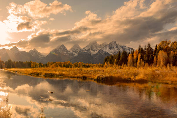 istock Scenic Sunset in the Tetons in Fall 1288842797