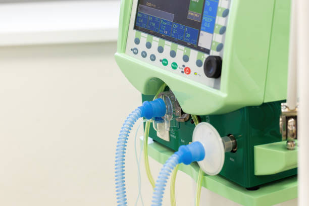 istock Display with buttons for operation of artificial lung ventilation 1288847289