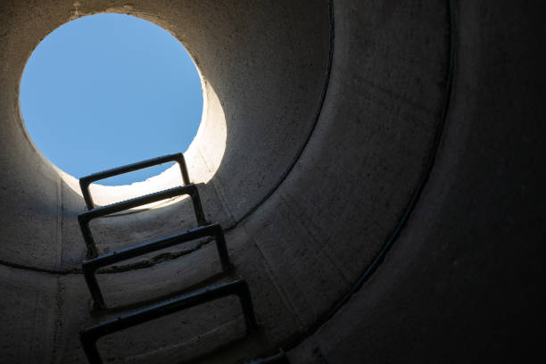 istock View from the sewer to the sky 1288852829