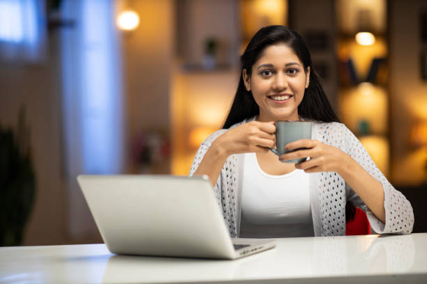istock woman studying at home 1288854198