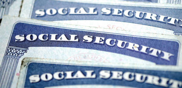 istock Social Security Cards Symbolizing Benefits for Elderly United States 1288854920