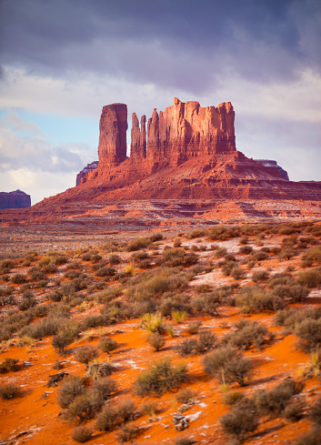 Monument Valley during a sunny day