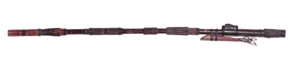 istock hunting Indian blowgun on  white background 1288857040