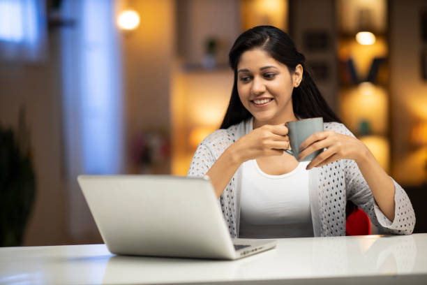 istock woman studying at home 1288857084
