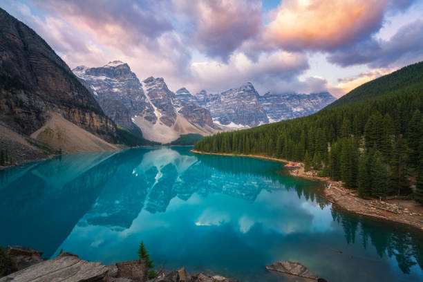 istock Moraine Lake Sunrise 1288865440