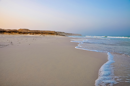 Beautiful but undiscovered Rocky and sand beach in the AL Wusta region
