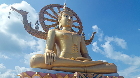 In December 2015, tourists were visiting the Big Buddah temple in Koh Samui in Thailand.
