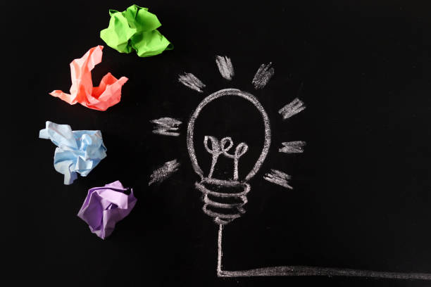 istock light bulb drawn on a blackboard with chalk, a symbol of a creative idea 1288888807