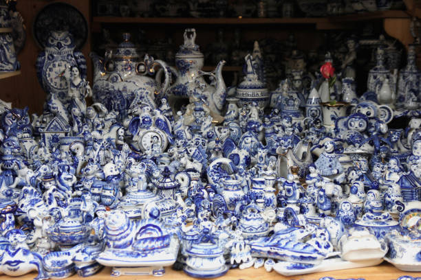 istock Flea market in Moscow, Russia 1288889533