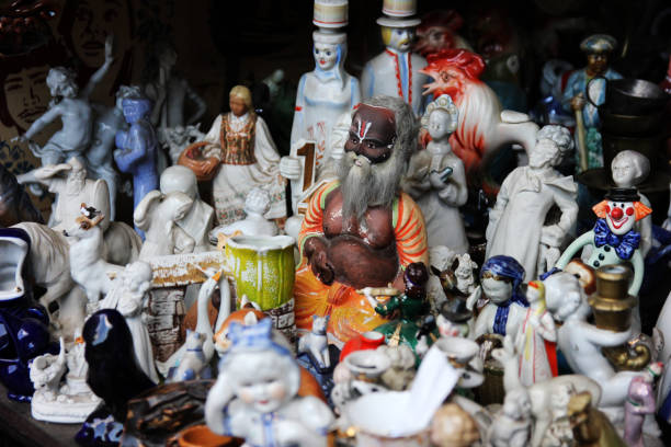 istock Flea market in Moscow, Russia 1288889704