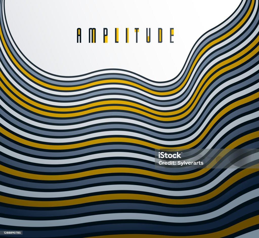 Abstract Design Single Side Minimal Design Of Abstract Lines In 3d Perspective Vector Abstract ...