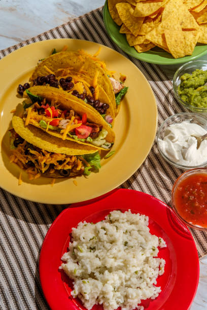 istock Mexican Chicken Tacos Toppings 1288892253