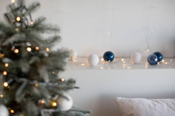 istock Christmas tree and Christmas balls 1288893765