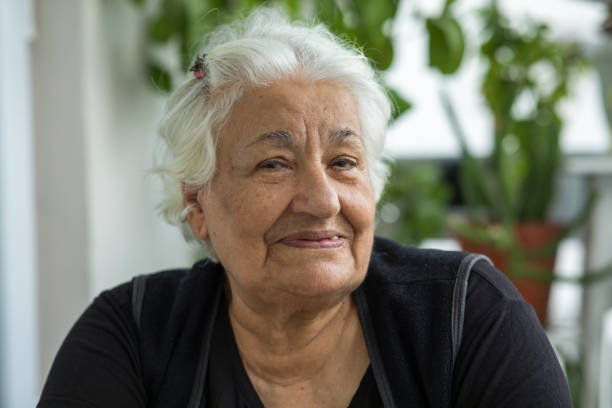istock Smiling senior woman 1288894939