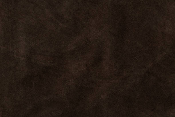 istock Dark brown coffee suede leather 1288897094