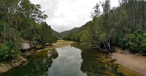 istock Beautiful view of a creek with reflections 1288899778