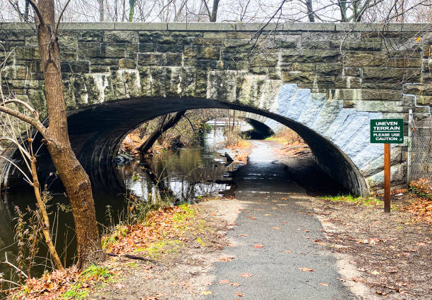 istock Entering Belmont Lake State Park from the trails coming from Babylon 1288908157