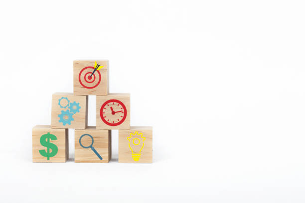 istock Business strategy and action plan concept. On wooden cube block. 1288909128