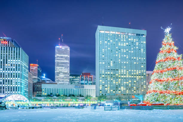 istock Christmas tree downtown Toronto Ontario Canada Winter Nathan Phillips Square 1288909562