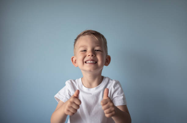 istock Happy boy with thumbs up 1288911252
