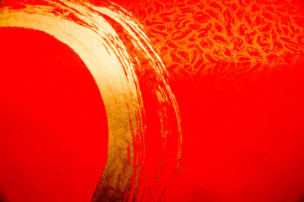 istock chinese new year red paper hand draw design texture 1288914884