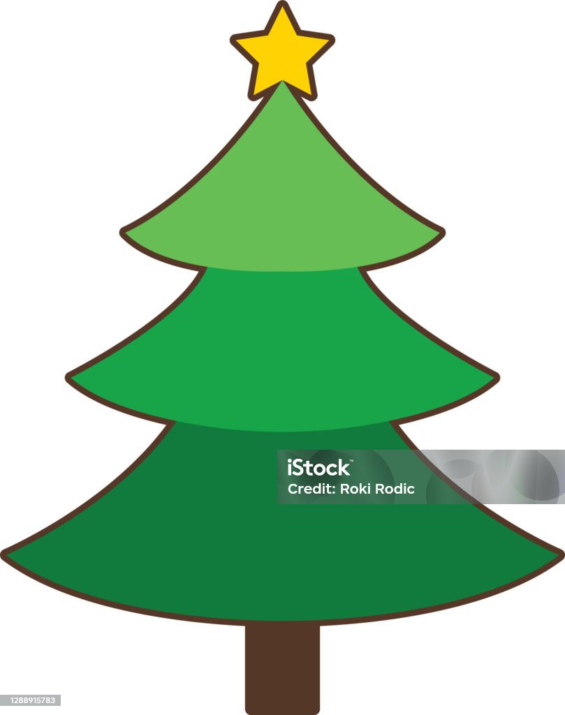 Vetores de Árvore De Natal Simples De Desenho Animado e mais imagens de  2020 - 2020, Artigo de decoração, Bola de Árvore de Natal - iStock