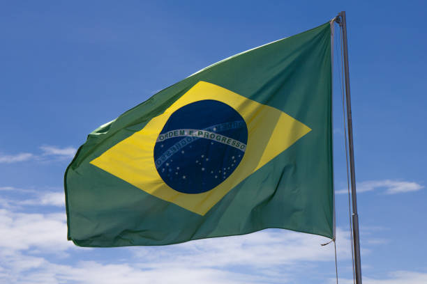 istock Brazil national flag 1288916642