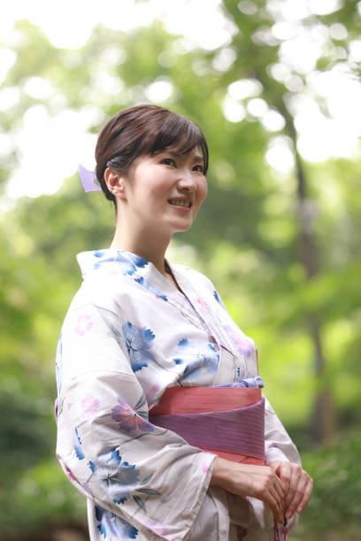 istock Yukata woman 1288925903