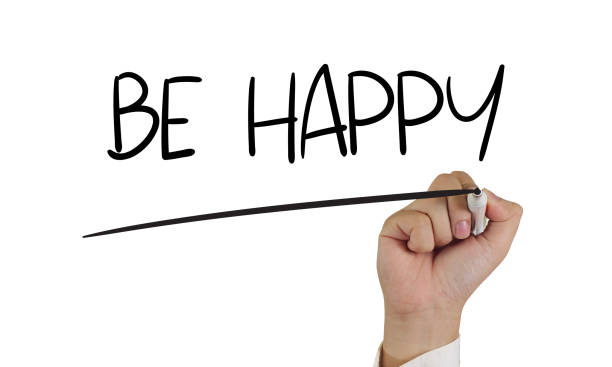 istock Be Happy, Motivational Business Words Quotes Concept 1288926044