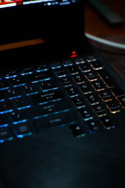 istock High Angle View Of Illuminated Colorful Computer Keyboard 1288929357