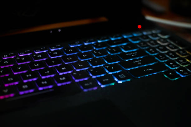 istock High Angle View Of Illuminated Colorful Computer Keyboard 1288929358
