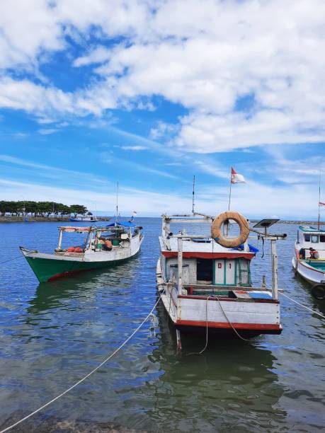 istock Fisher boats in the sea 1288929507