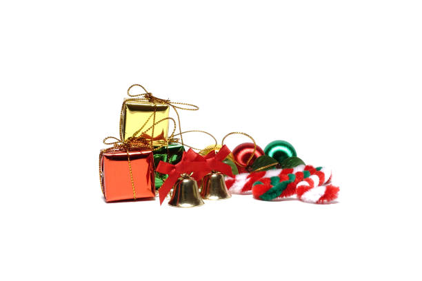 istock Christmas decoration on white background,gift 1288930997