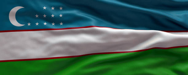 istock 3d Flag of Uzbekistan 1288931926