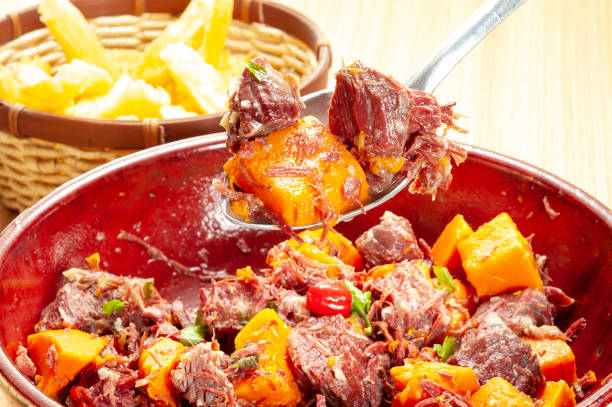 istock dry meat with pumpkin 1288933999