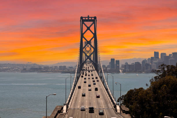 istock Bay Bridge To San Francisco Sunset 1288938584