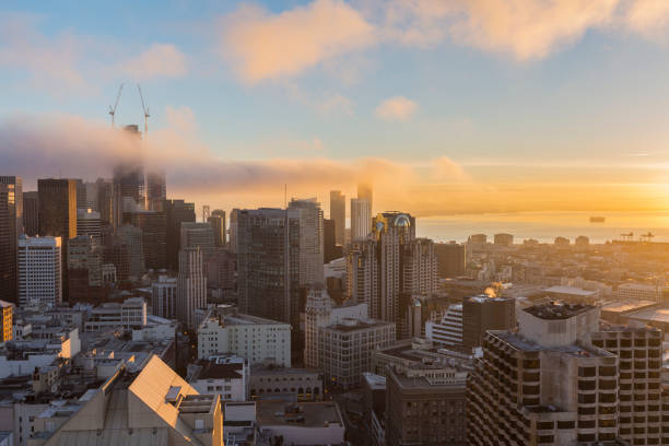 istock Morning Fog in San Francisco 1288938625