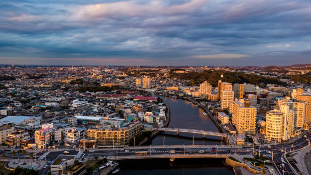 istock Skyline Aerial view in Kamakura (photo) 1288939625
