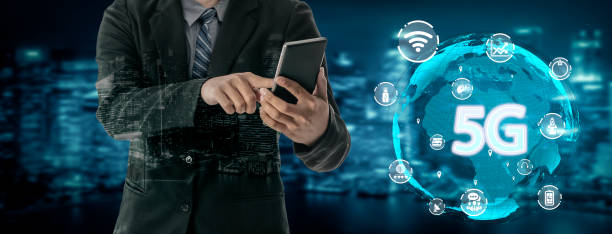 istock Advanced communication and global internet network connection in smart city 1288940936