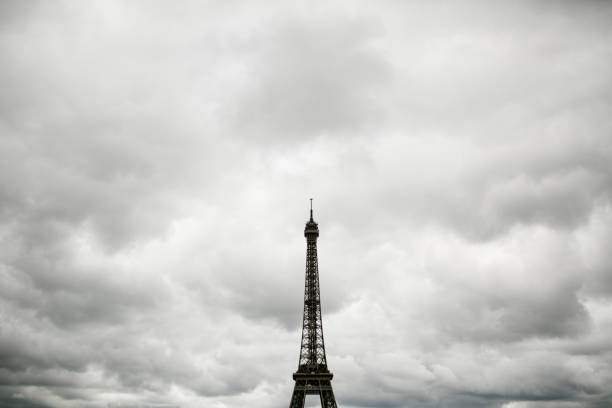 istock View of Eiffel Tower with Clouds in Background in Paris 1288945888