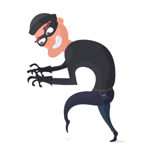 145 Cartoon Thief In Black Mask Stock Photos, Pictures & Royalty-Free  Images - iStock