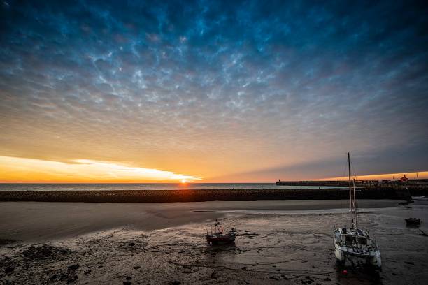 istock Folkestone harbour at sunrise. 1288960869