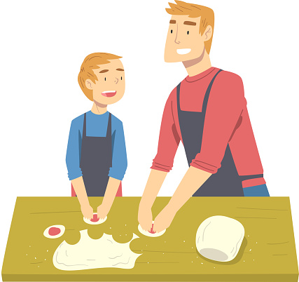Ilustración de Papá Y Su Hijo Cocinando Dumplings Los Padres Pasan Tiempo Con El Niño Y Cocinan Juntos En La Ilustración Vectorial De Estilo De Dibujos Animados De Cocina y más Vectores Libres de Derechos de Alemania - iStock Ilustración de Papá Y Su Hijo Cocinando Dumplings Los Padres Pasan Tiempo Con El Niño Y Cocinan Juntos En La Ilustración Vectorial De Estilo De Dibujos Animados De Cocina y más Vectores Libres de Derechos de Alemania - iStock