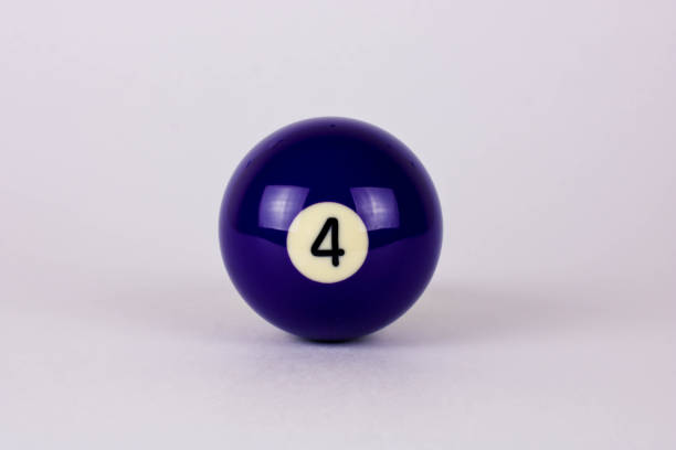 istock billiard ball number 4 on a white background 1288988475