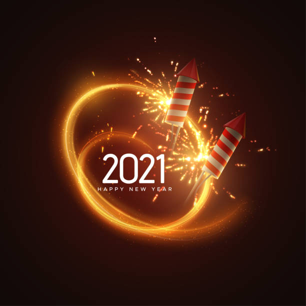 illustrations, cliparts, dessins animés et icônes de 2021. bonne année. - fireworks show