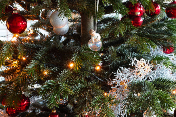 istock A real pine christmas tree lights and decoration 1289006517