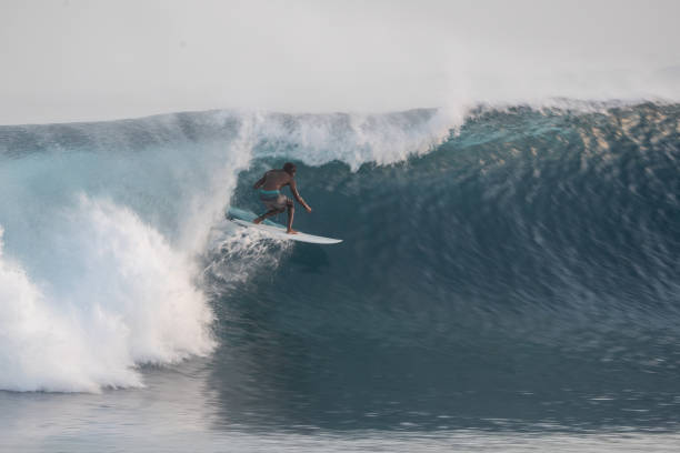 istock Local Surfer in a tube 1289011327
