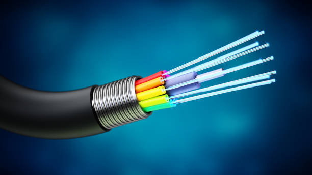 istock 3D illustration showing structure of a fiber optic cable 1289017321
