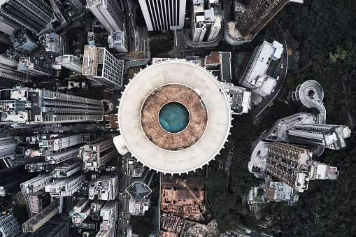 View of the Hong Kong City