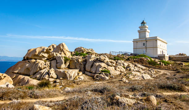 istock lighthouse in the north of sardegna - capo testa 1289022665